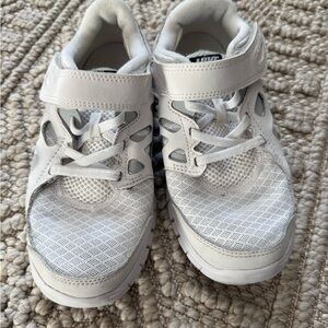 Nike Kids White Mesh Sneakers